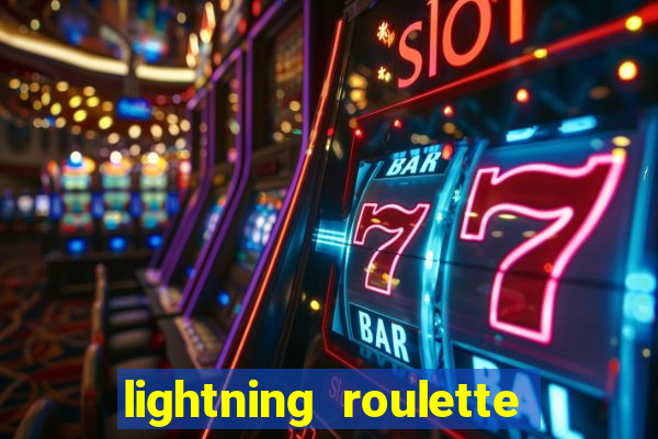 lightning roulette como jogar